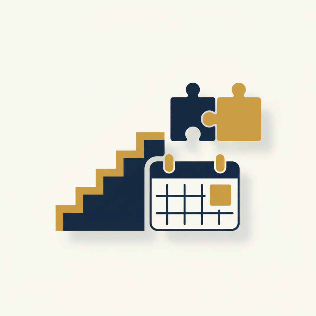 Editorial illustration representing tax strategy and planning — charts, calculations, and optimization.